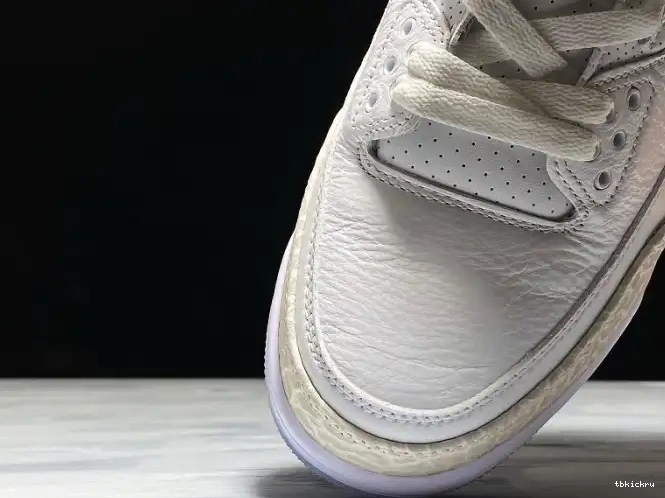 Rep TBK 3 136064-111 White Retro Triple Jordan Air 0610